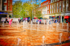 Fountains in Queen Victoria Square