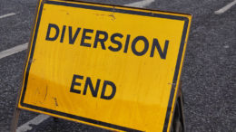 Diversion sign