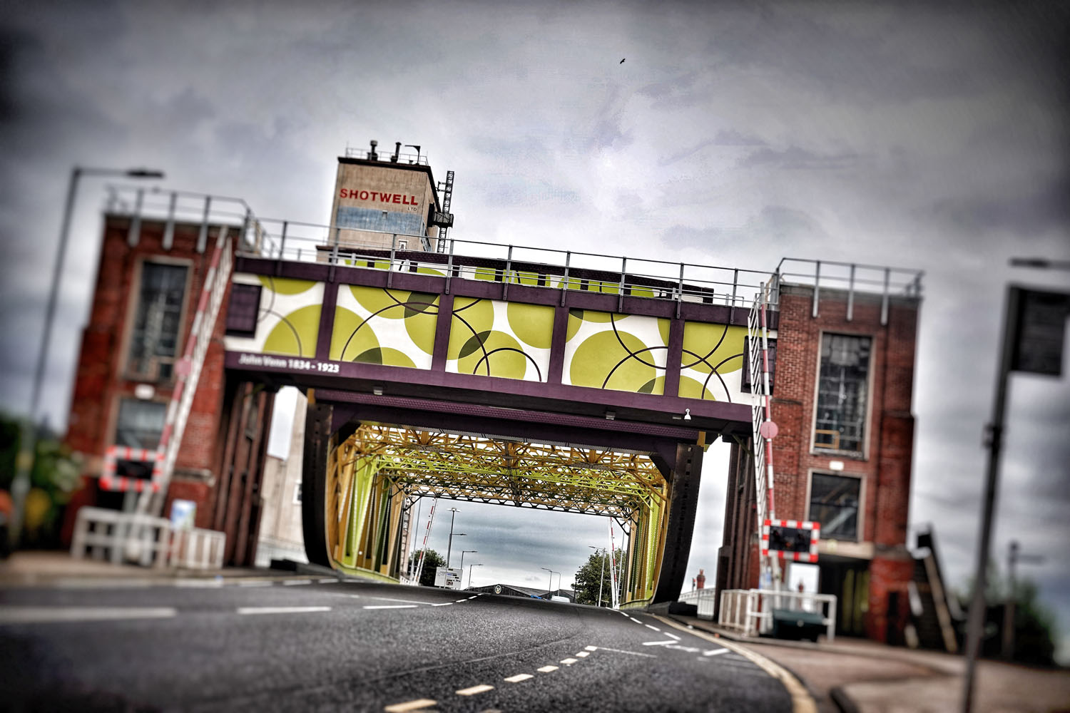 Drypool Bridge in Clarence Street, Hull.