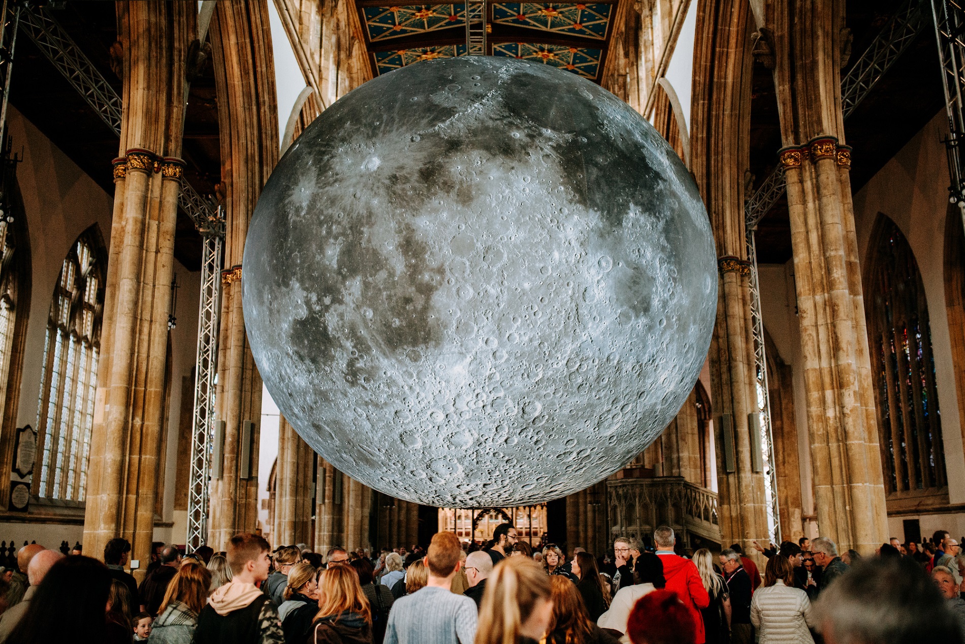 The Museum of The Moon installation was the biggest draw to Hull Minster in 2018, attracting 82,000 people. Picture: Tom Arran/Freedom Festival
