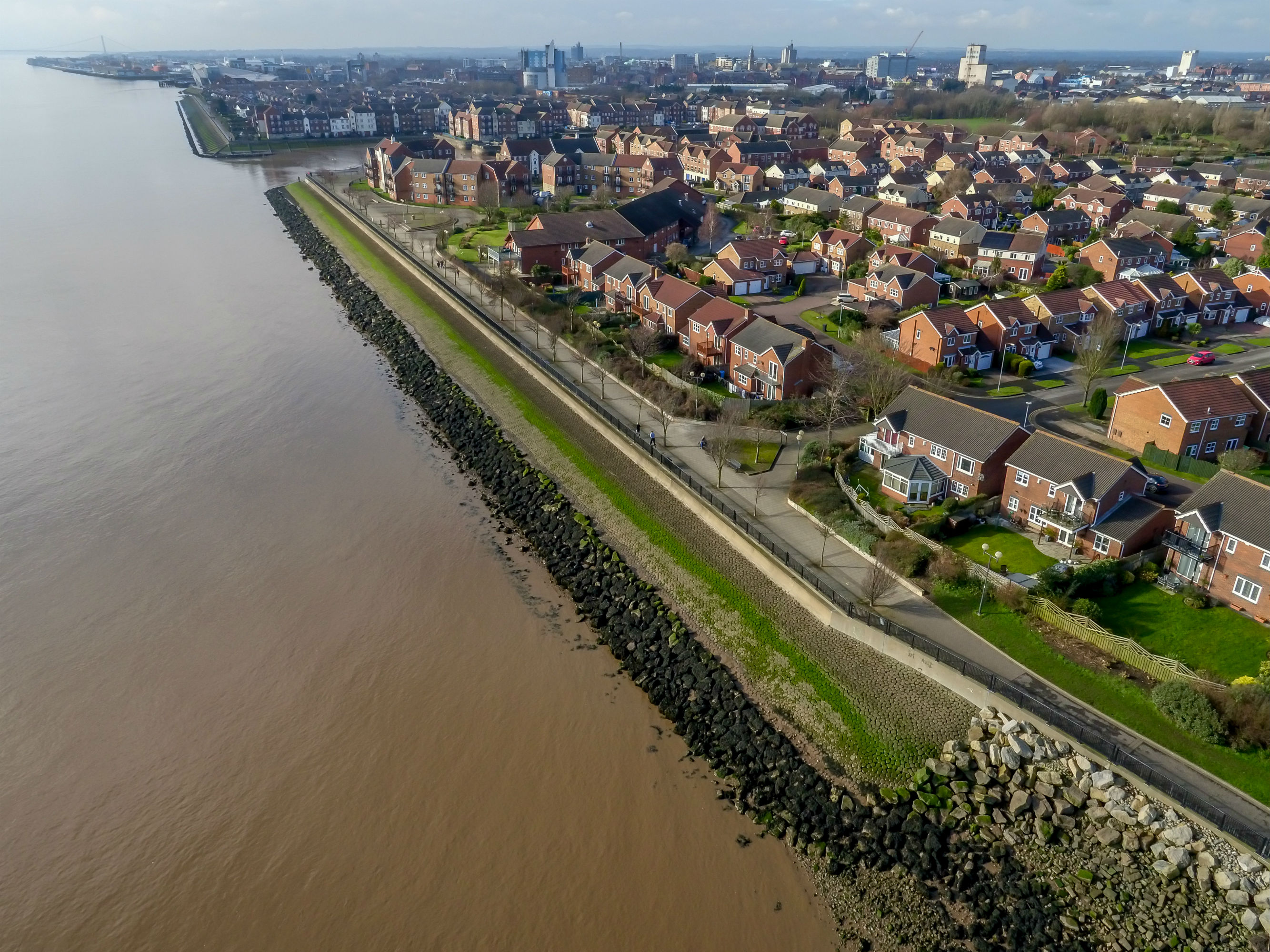 A £42 million investment in the city will see the height of defences raised along more than four miles of the Humber foreshore, from St Andrew’s Quay and Victoria Dock Village.