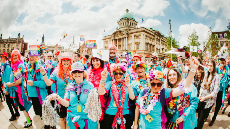 The City of Culture Volunteers during Pride in Hull.