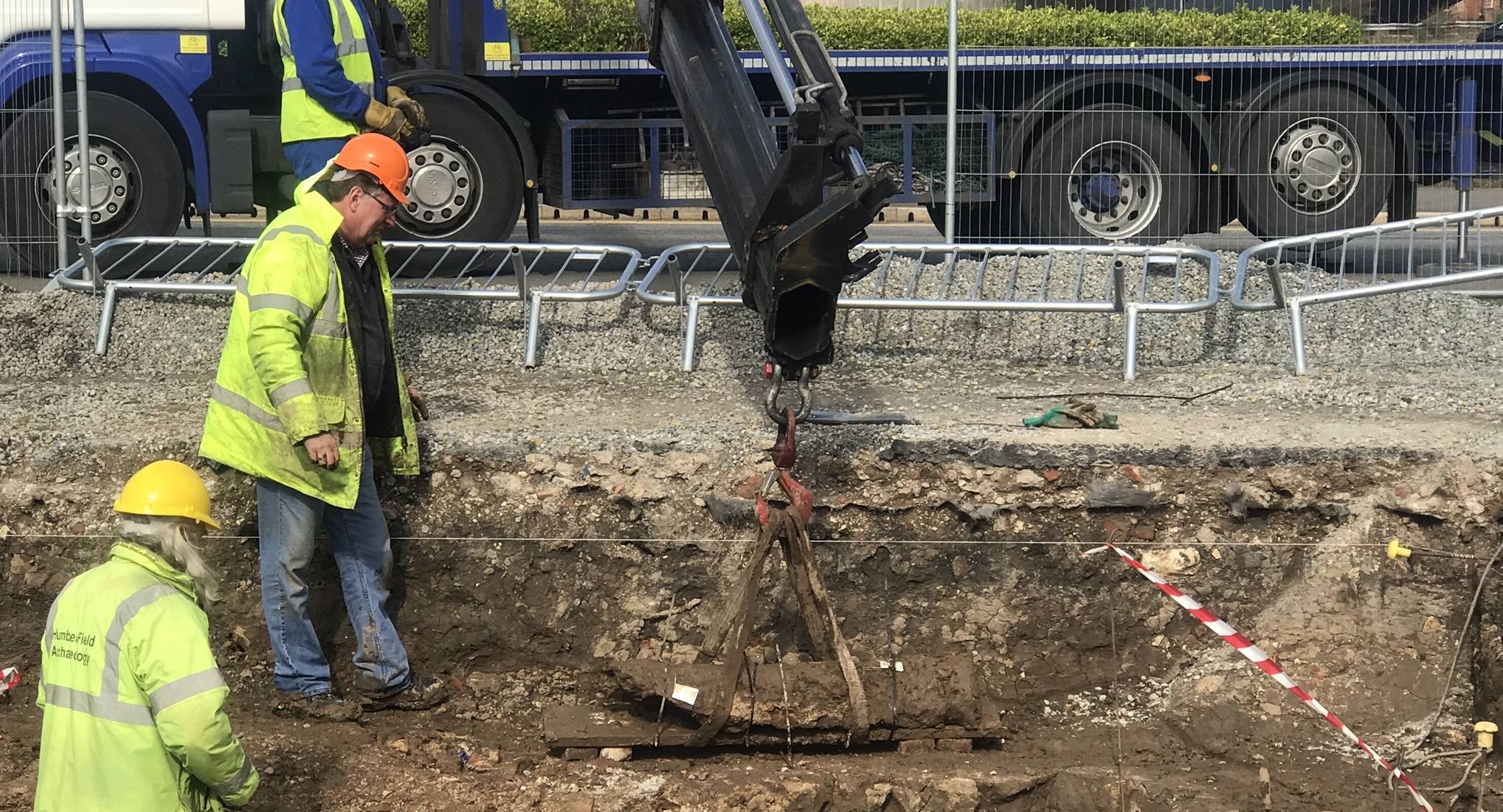 A historic cannon has been discovered at the site of Henry VIII’s South Blockhouse dig.