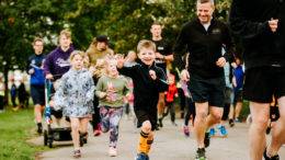 The junior parkrun takes place at Alderman Kneeshaw recreation ground every Sunday at 9am.
