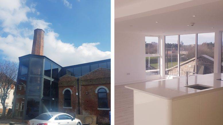 The development at the old Winding House in Victoria Dock has been converted into five stunning apartments.