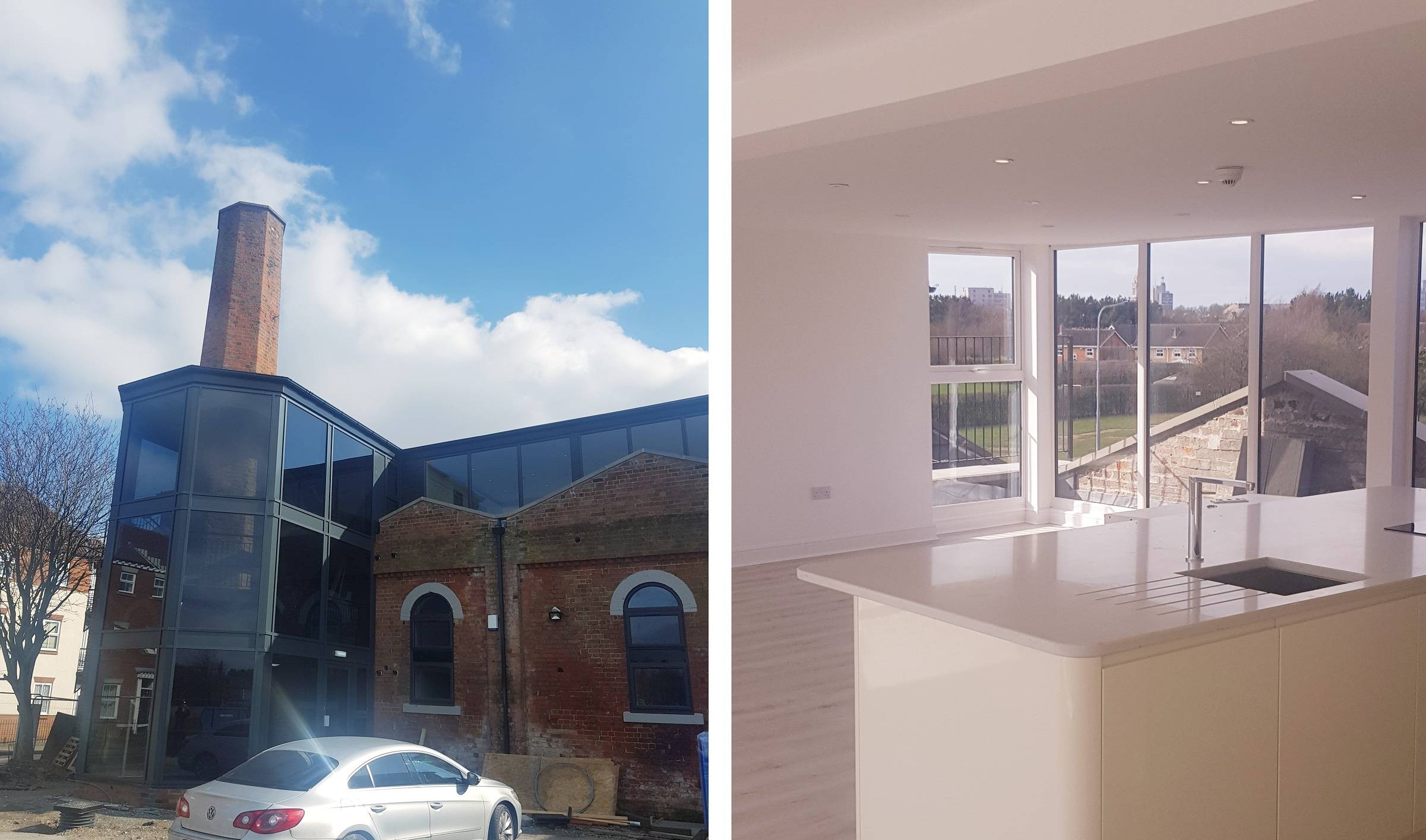 The development at the old Winding House in Victoria Dock has been converted into five stunning apartments.