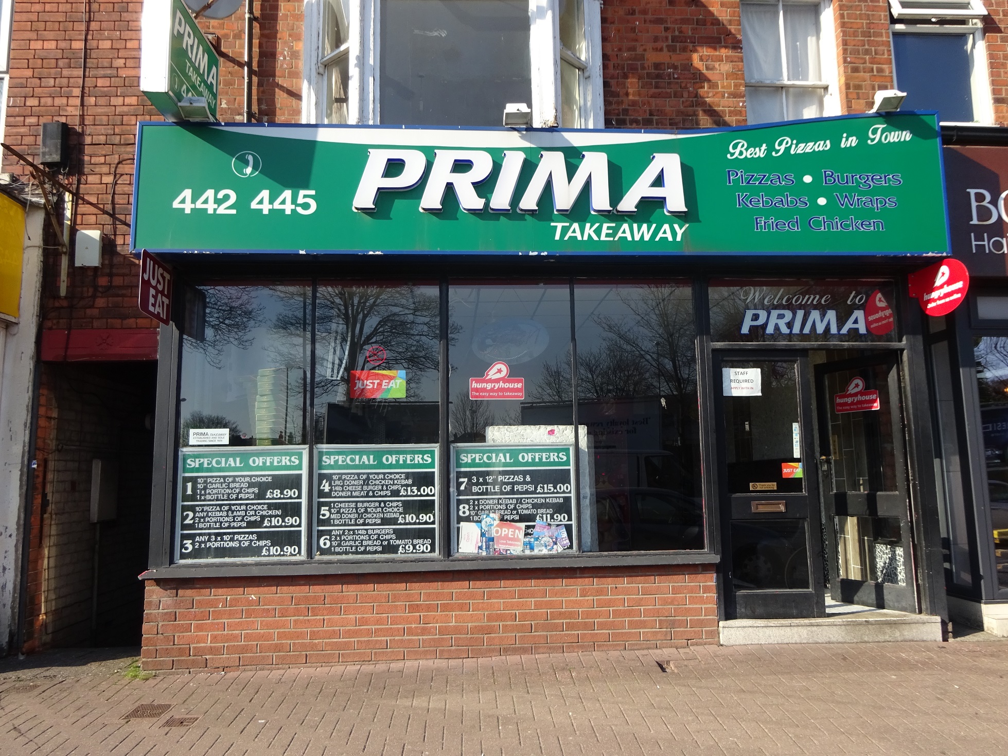 Prima in Cottingham Road.