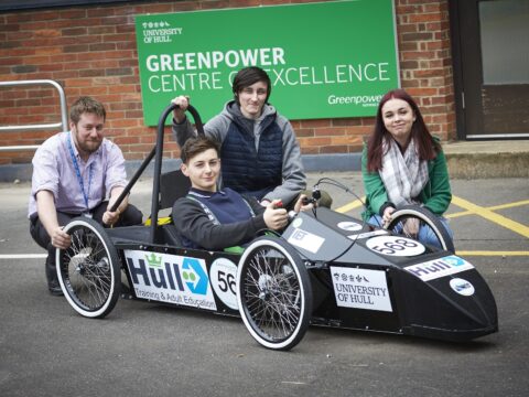 View article Go-karts to speed through city centre in Hull Street Race