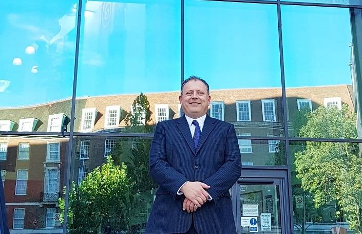 James Dickinson, head of Hull Music Service, outside the Albermarle Music Centre.