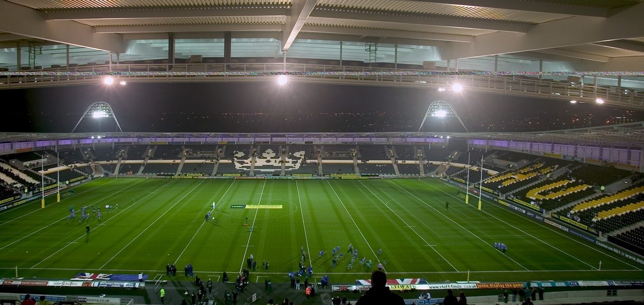 The KCOM Stadium in West Park, Hull.