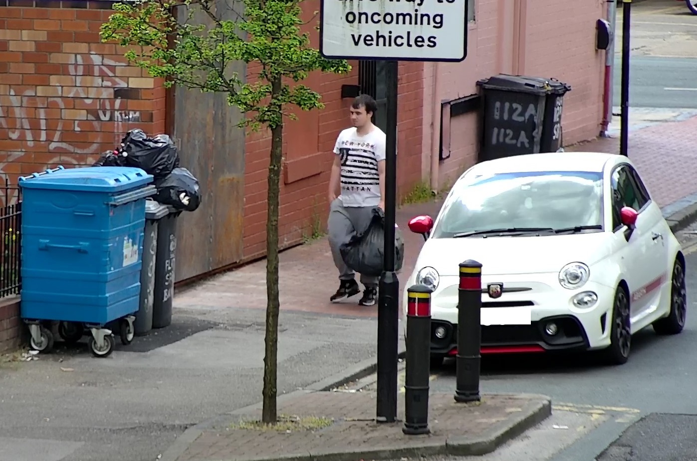 This man is suspected of fly-tipping in Morpeth Street, Hull.