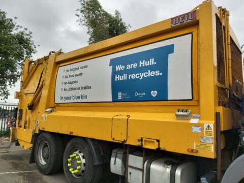 View article Hull’s waste vehicles have had a rebrand – and they’re reminding you to love your city