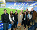 Tevalis employees at Birmingham City AFC, one of the firm's clients.