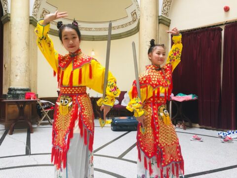 View article Chinese students perform Peking opera at Hull City Hall