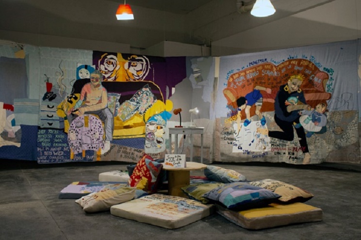 Journey To The Centre Of The Couch (Couches & Other Good Ideas), courtesy of Humber Street Gallery and Ella Dorton.