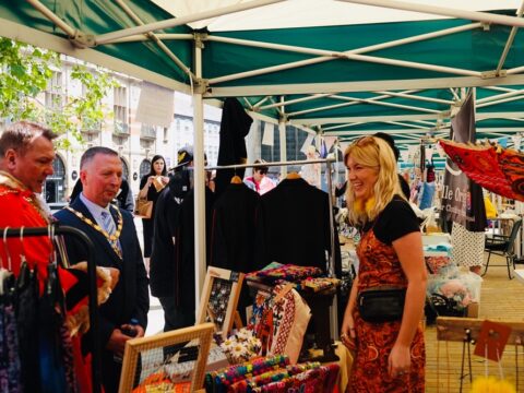 View article Young traders celebrated at Trinity Market this weekend