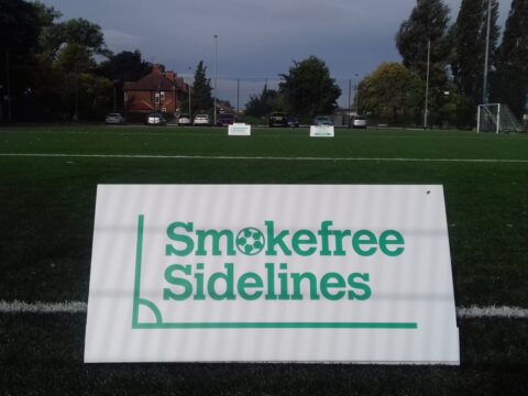 View article Smokefree Sidelines project scores ‘grassroots’ award