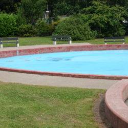The West Park splash pool play area.