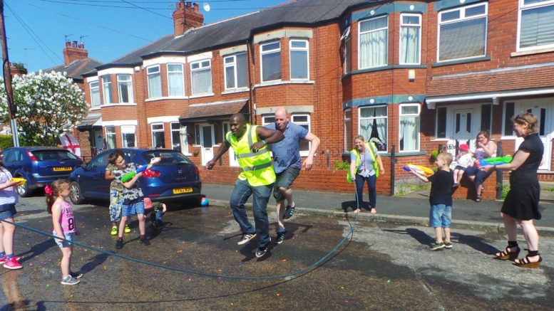 The Playing Out Project sees skipping ropes and chalks provided for residents.