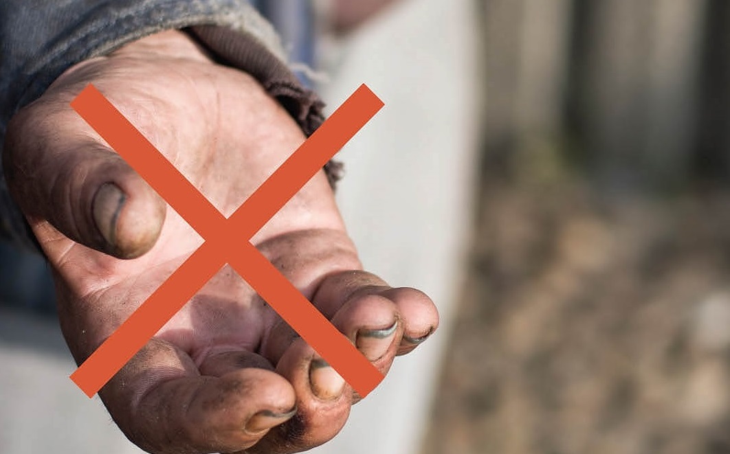 A city centre advertising campaign will advise people to consider avoiding giving directly to beggars.