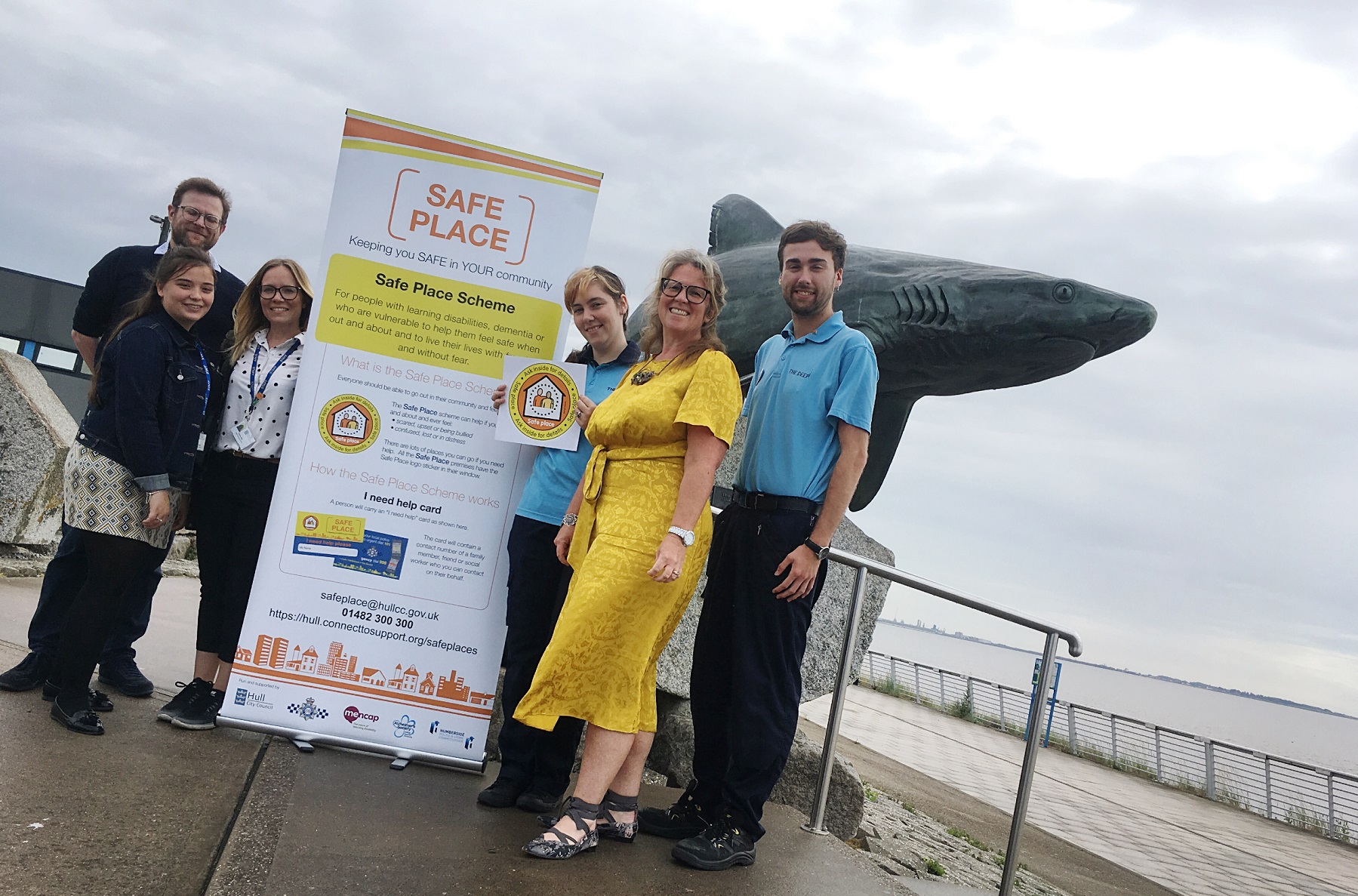 The Safe Place team at The Deep