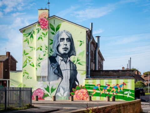View article Huge Mick Ronson mural created in Hull to commemorate rock legend