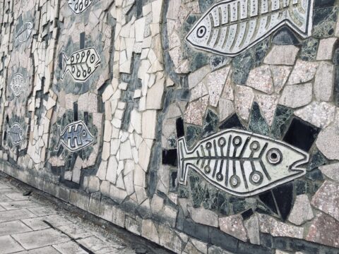View article Alan Boyson fish mural can be retained and integrated into Albion Square development