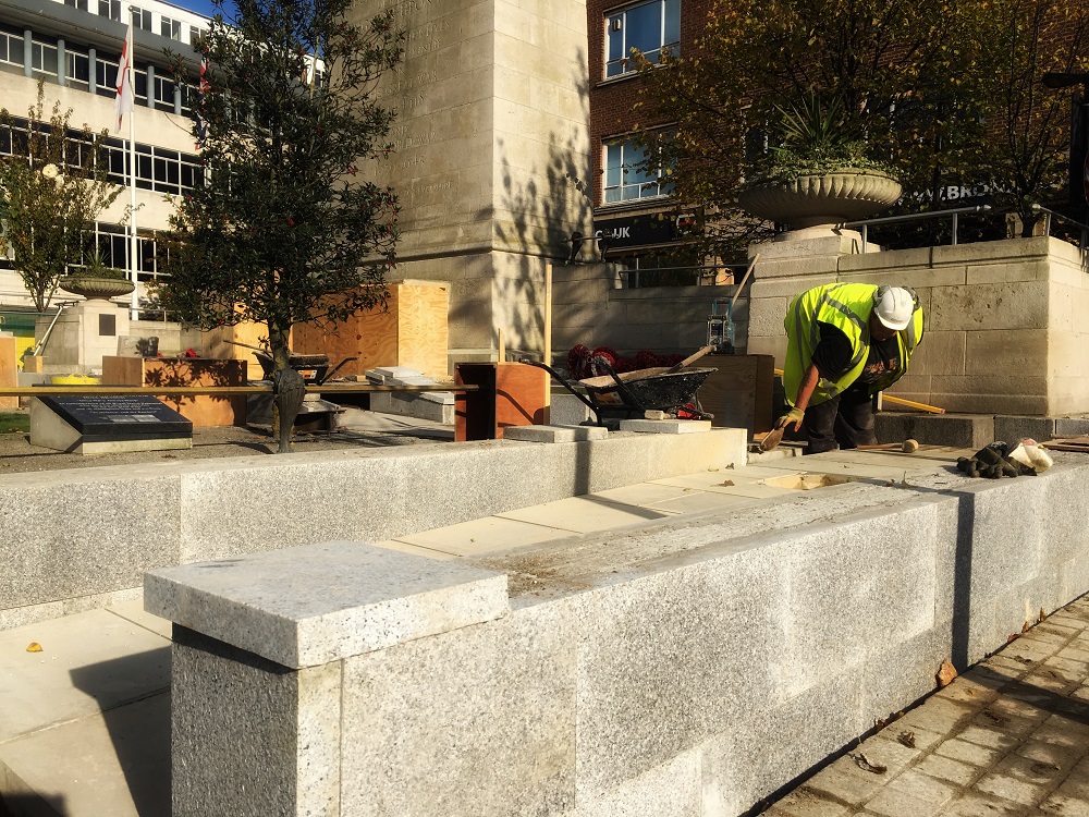 Hull Cenotaph ramp installation
