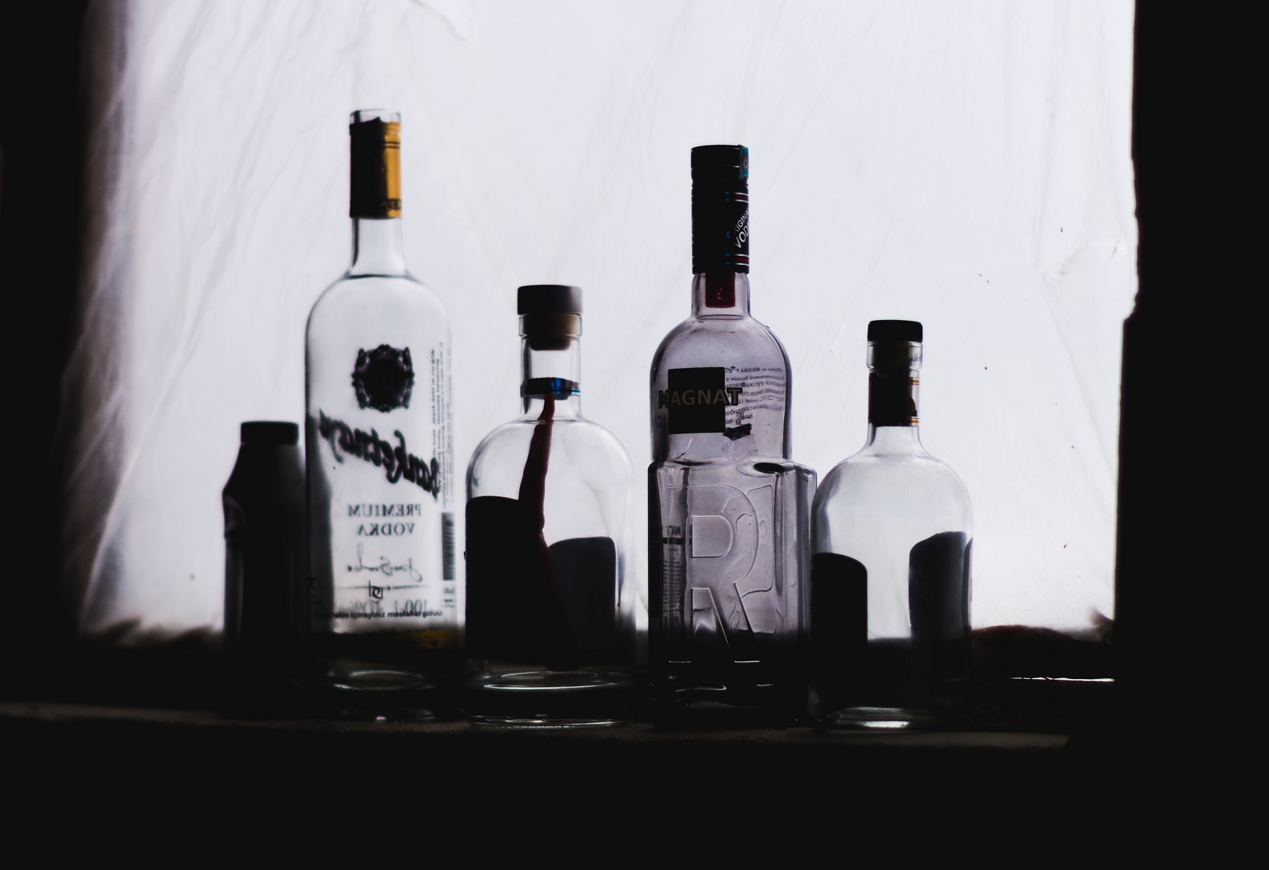 Empty bottles