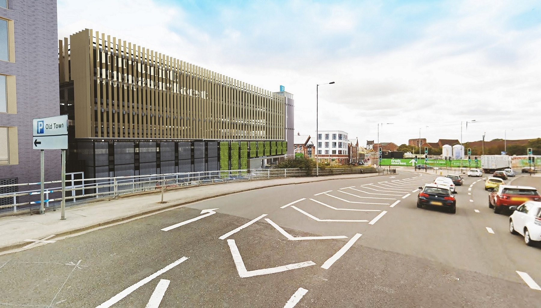 How the 350-space multi-storey car park will look