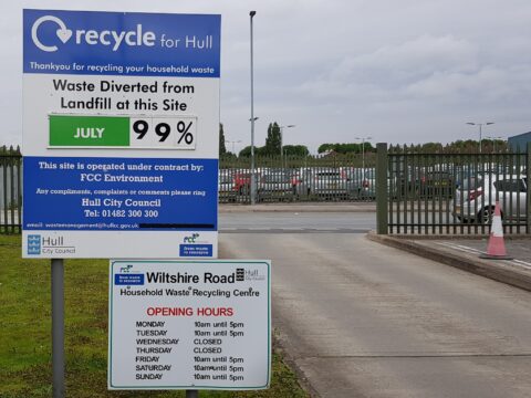 View article Coronavirus: Household waste and recycling centres have now closed