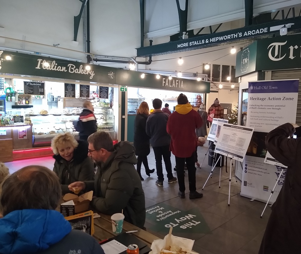 Whitefriargate regeneration engagement at Trinity Market