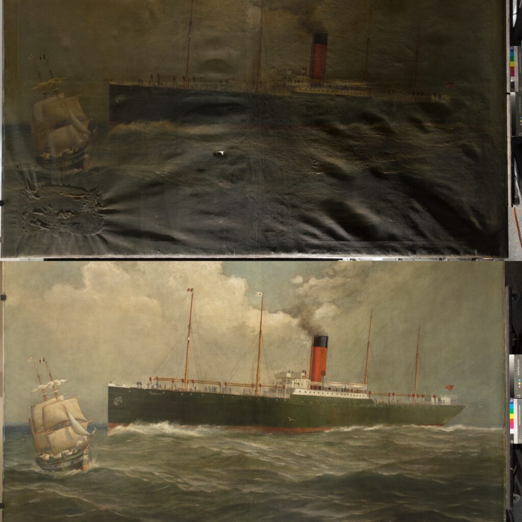 Maritime restored painting