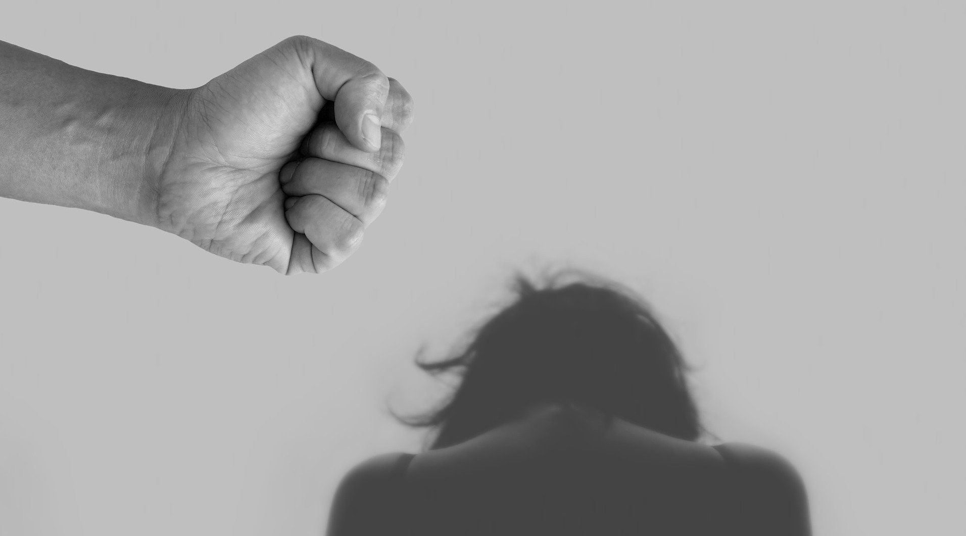 A women suffers domestic abuse