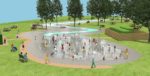 A CGI of the new East Park water play