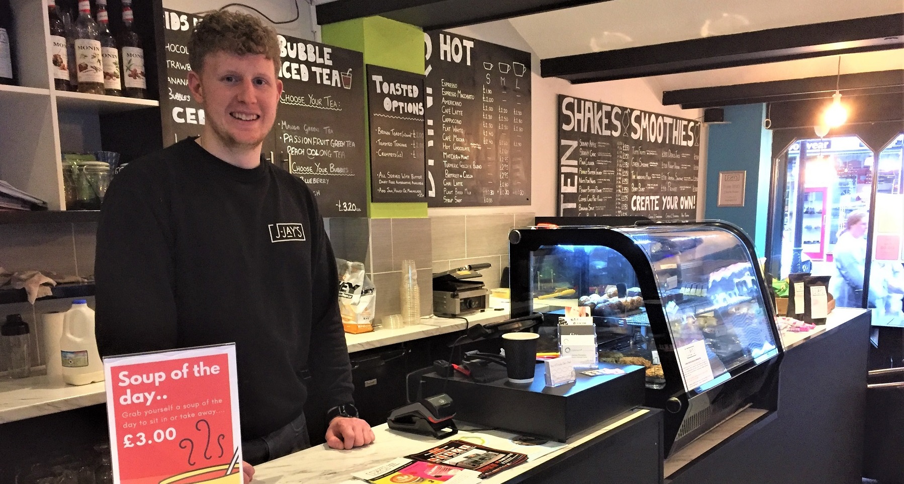 Jay Liston at J-Jays in Savile Street, Hull.