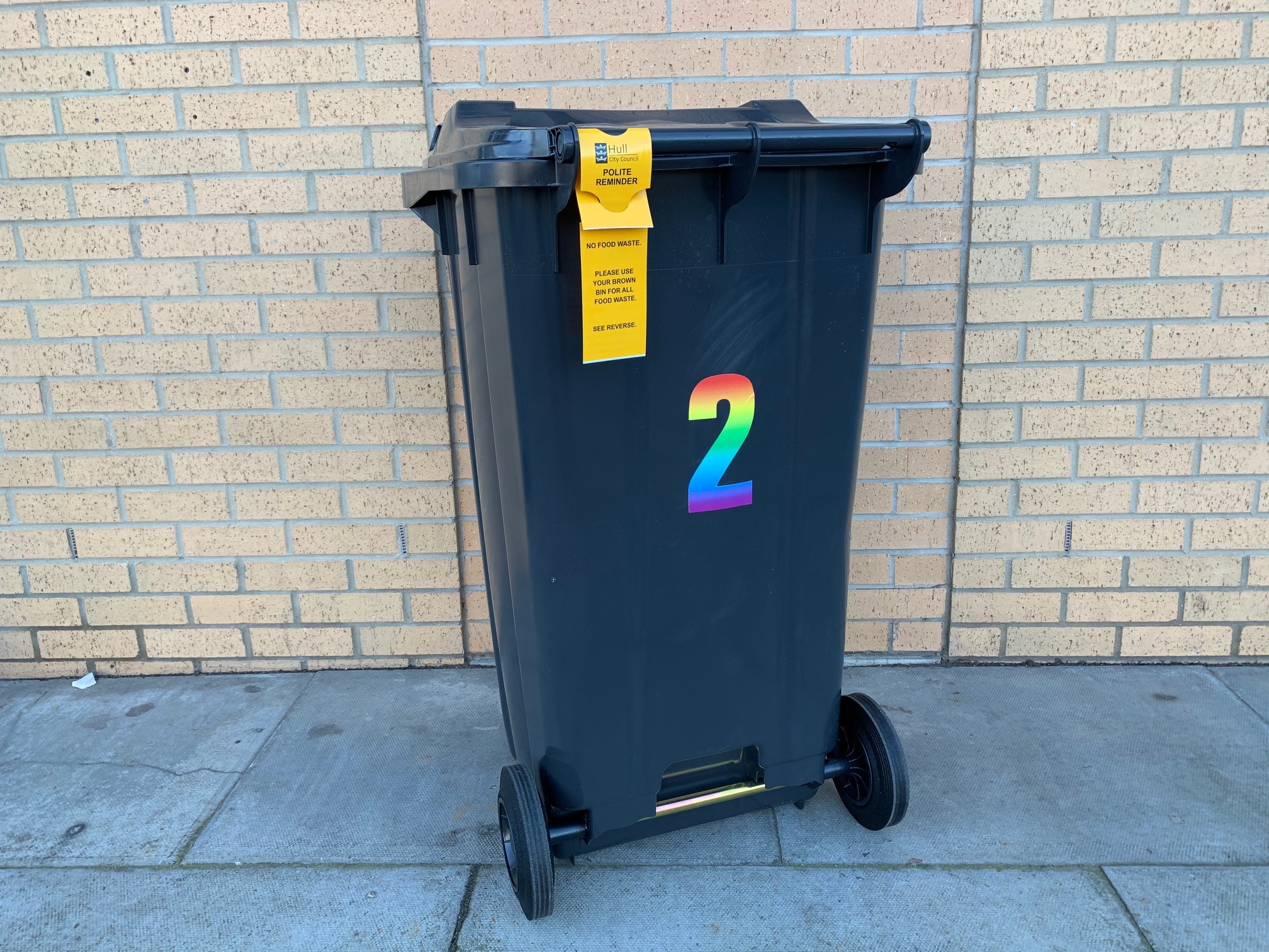 Tagged bin