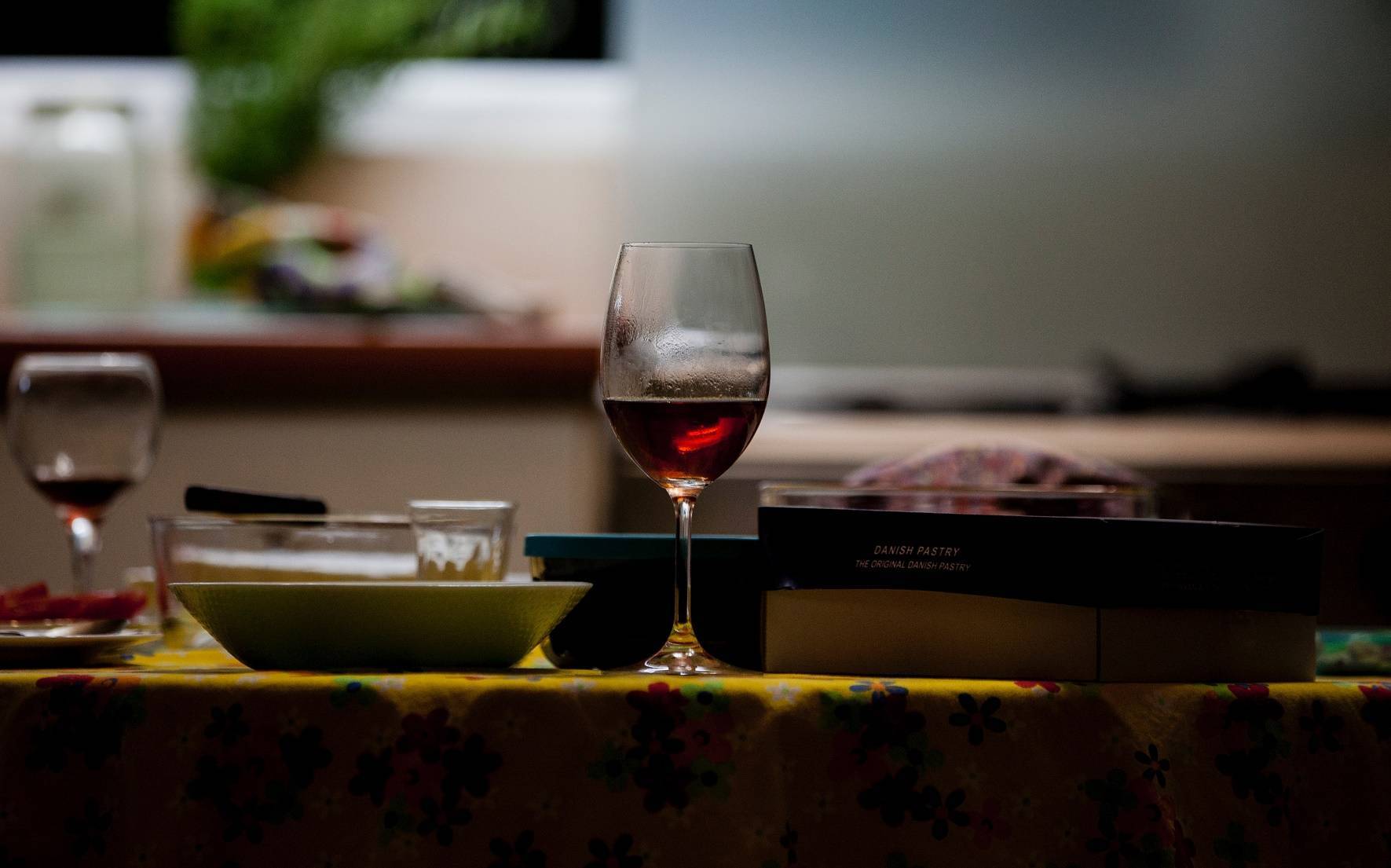 A wine glass. Photo by Shoeib Abolhassan