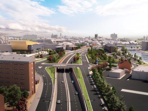 View article Better connections up ahead as new A63 Castle Street underpass develops