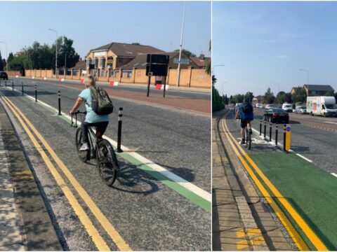 View article Cyclists urged to make use of pop-up cycle lanes