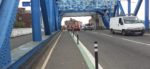 North Bridge cycle lanes