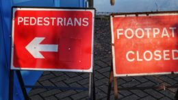 Pedestrians sign