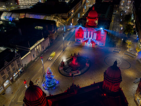 View article Hull city centre lit up ready for Christmas