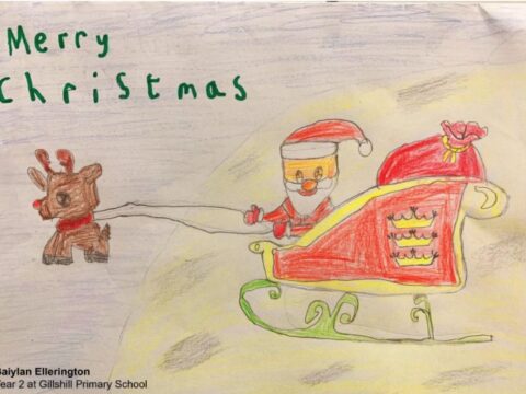 View article Winning pupil of Christmas card design competition announced