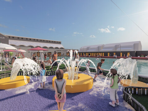 View article Stunning new images of Albert Ave Pools refurbishment lido revealed
