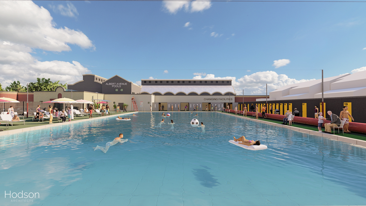 Work begins at Albert Avenue Pools