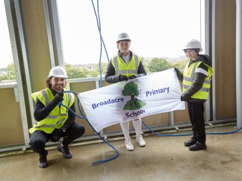 View article Major milestone celebrated at new Broadacre Primary School development