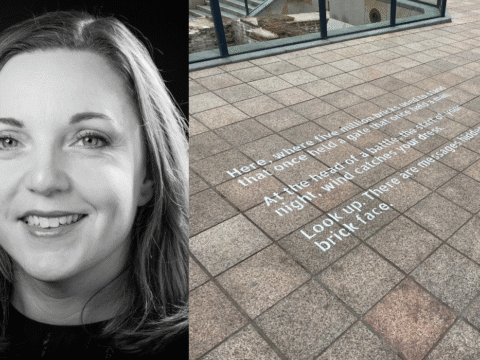 View article Poem unveiled on Whitefriargate for National Poetry Day 2021