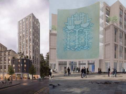 View article Albion Square development set to include large urban woodland