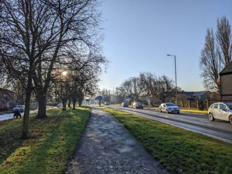 View article Resurfacing work in Rawling Way
